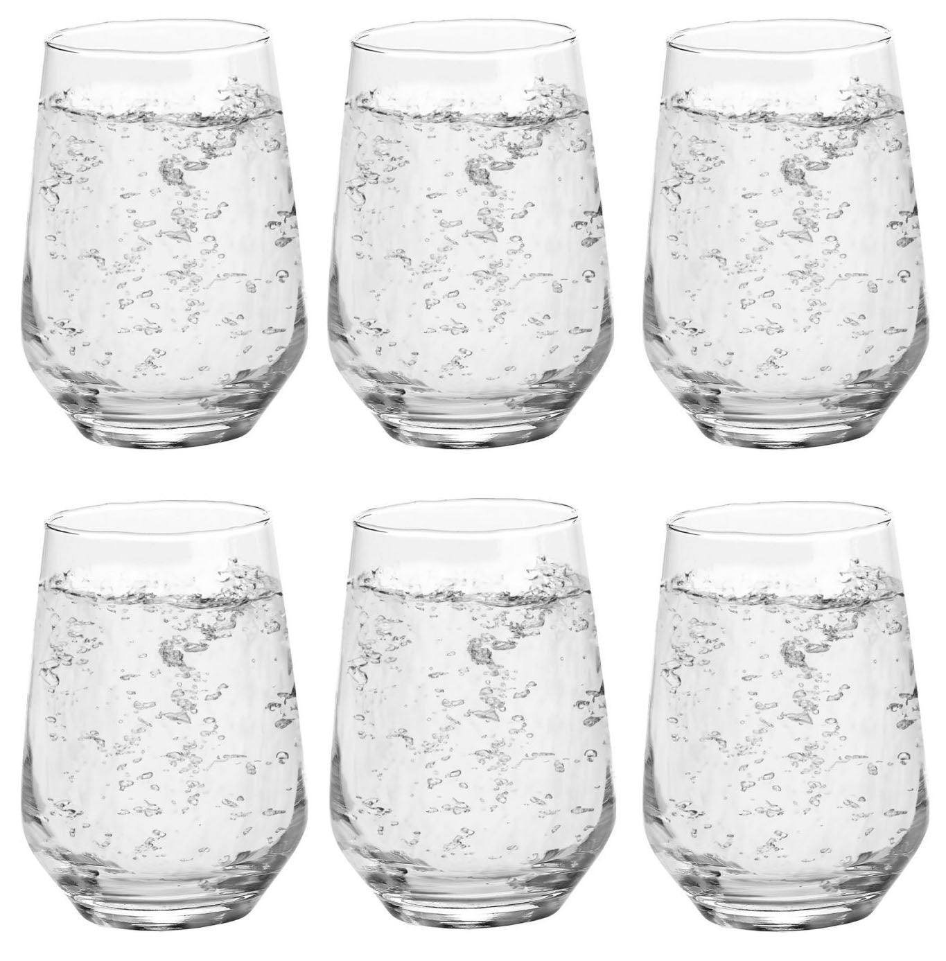 Drinking glass tumbler stemless wine glass 400ml Lavere