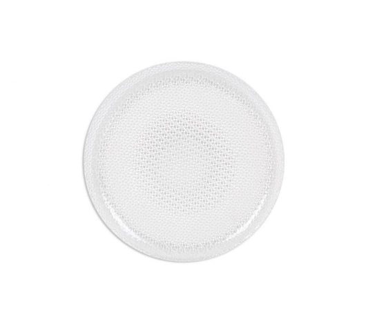 Tuana 19cm side plate hand made glass Clear glass