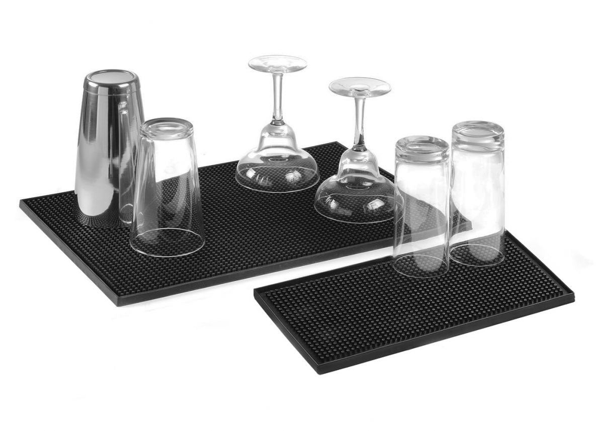 Bar Matt Rubber 45x30cm black extra anti slip Flexible waterproof