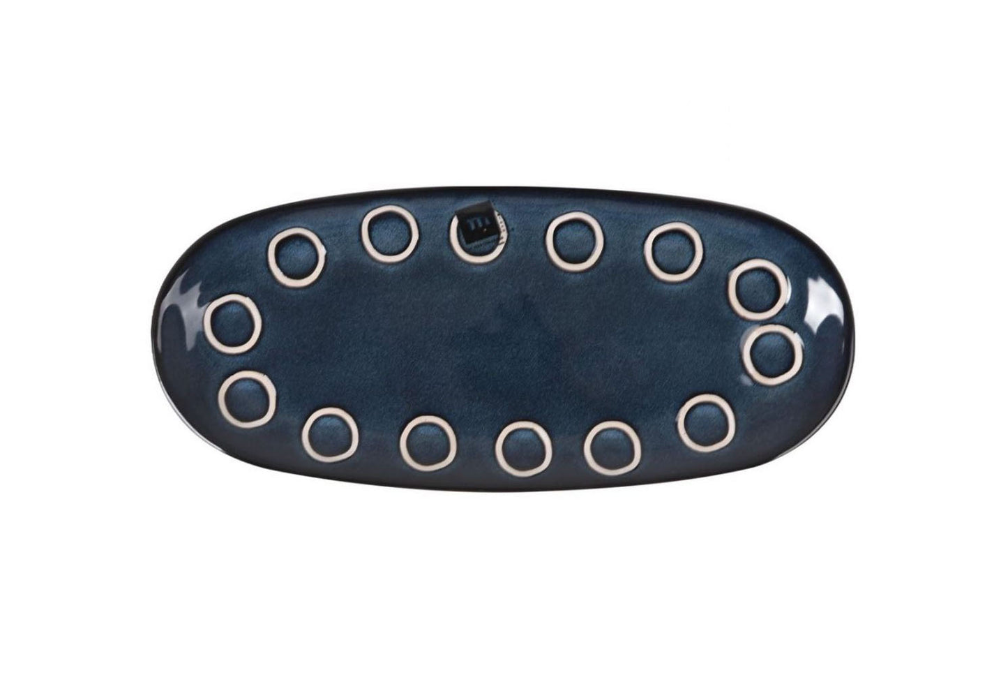 Almudena Blue 33x14.8cm Dessert plate starters tapas dish