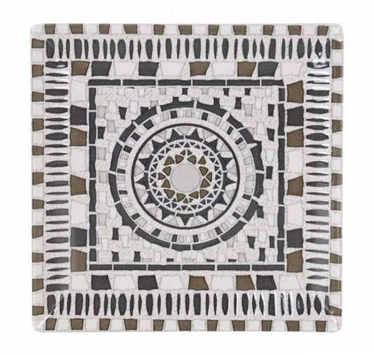 Barroc square 24x24cm Dinner plate Stoneware