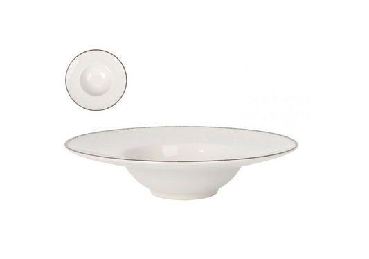 Nordic Anllo Risotto plate pasta bowl 28cm Stoneware