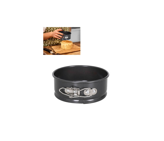 Round Cake Pan Tin Nonstick Removable Bottom Loose Base Baking Bakeware Mold 12x5cm