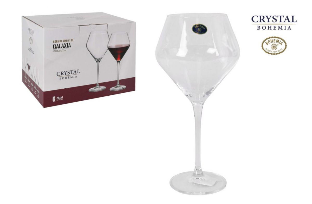 Bohemia Crystal Galaxy wine glasses 610ml