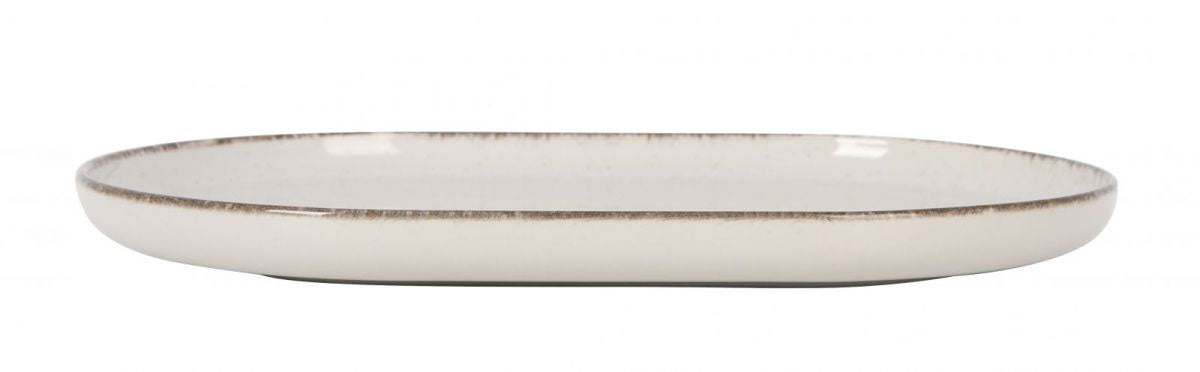 Nordic Anllo Ivory Glossy OVAL 30x20cm Dinner plate