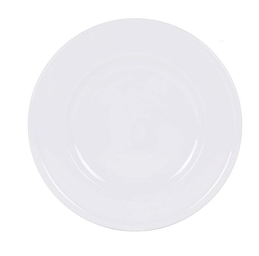 Olympia white porcelain Dinner plate 31cm Large Main course Steak Plate oven safe Viejo Valle