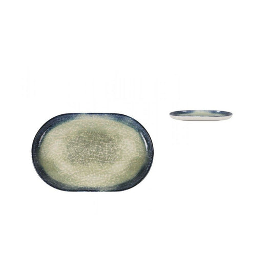 Nordic Olaf OVAL 20x13cm Stoneware Dessert plate