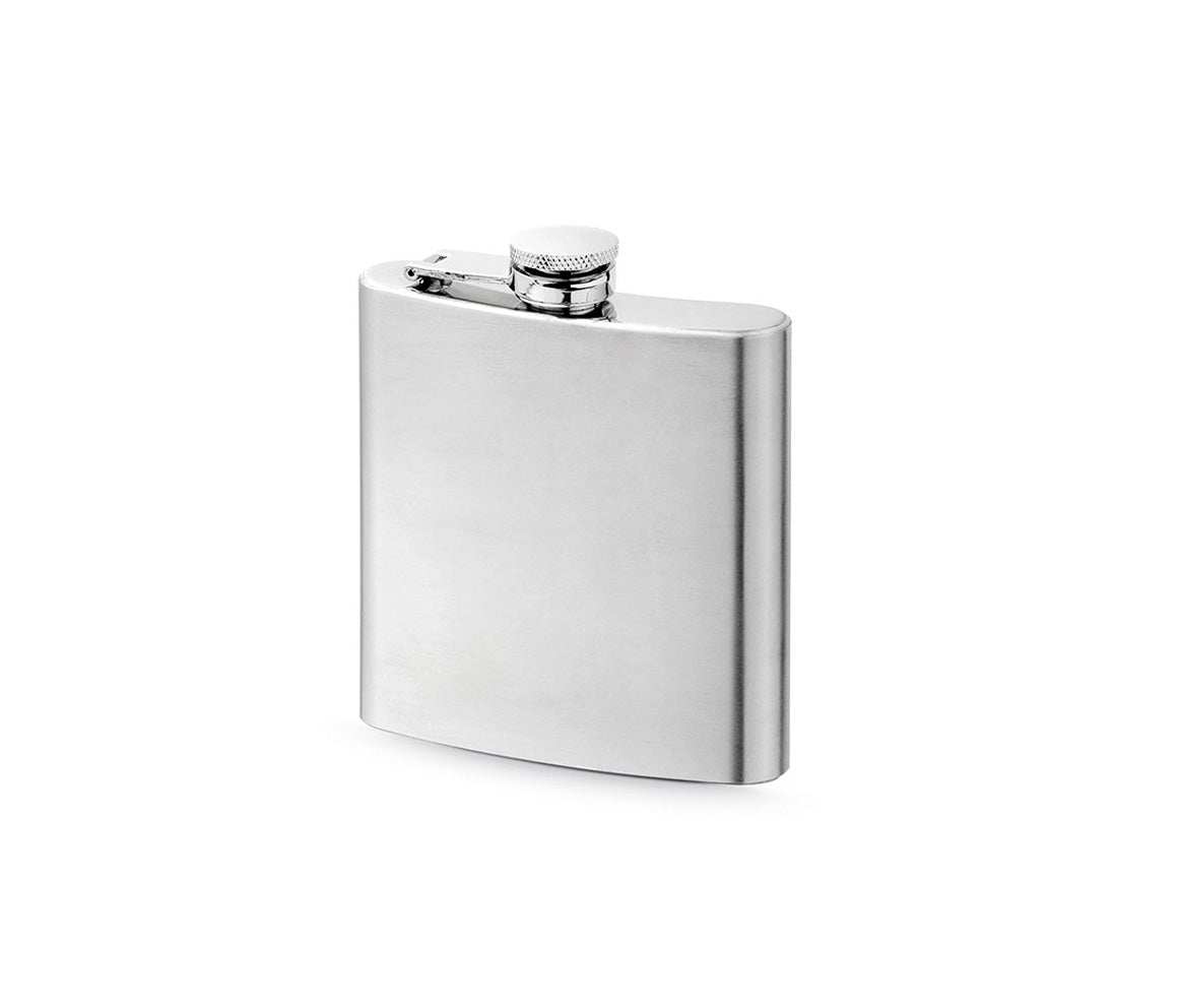 Hip Flask Stainless Steel Pocket Drink Whisky Travel Novelty 180ml