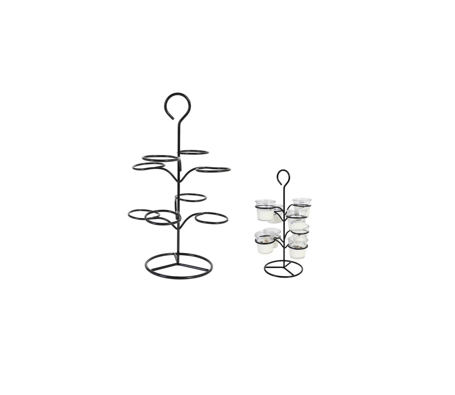 Metal STAND FOR 8 DEGUSTATIONS shot glass stand 18x32.5cm