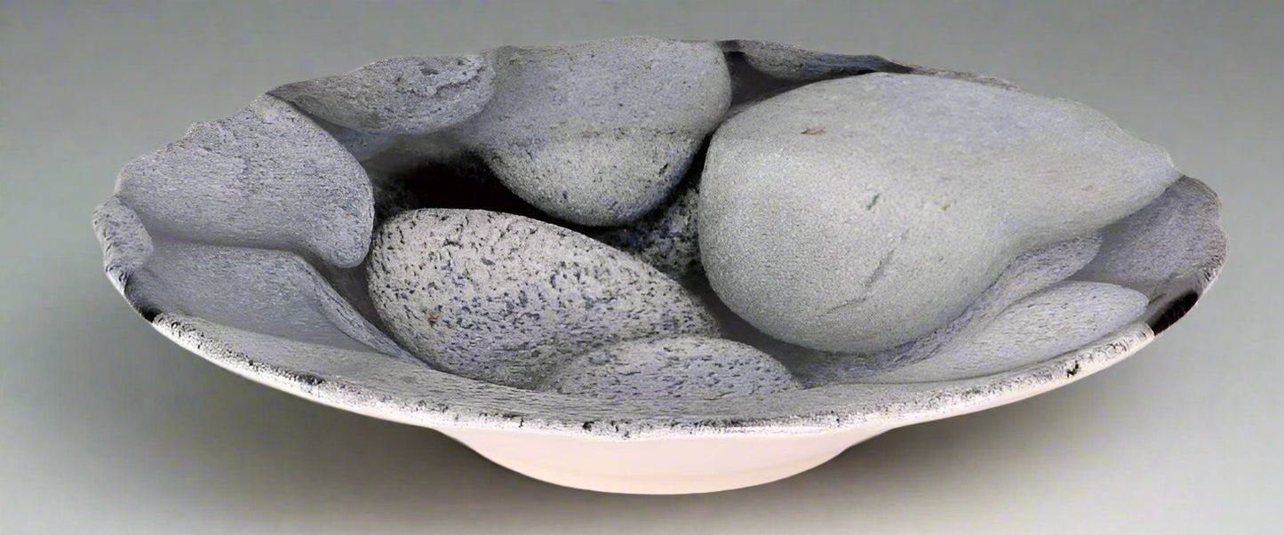 Apolo Irregular shape stones Porcelain 28cm Risotto pasta bowls Assorted designs