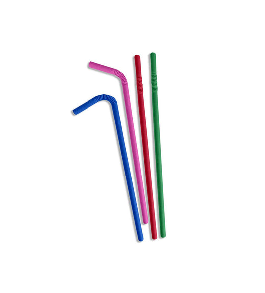 Algon Set 50 Carboard paper Drinking Straws Colours party