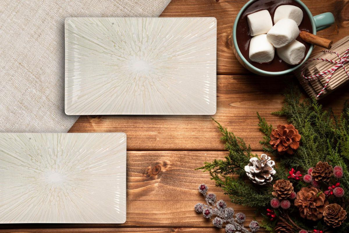 Anya Iberica rectangular 30x15cm tapas plate