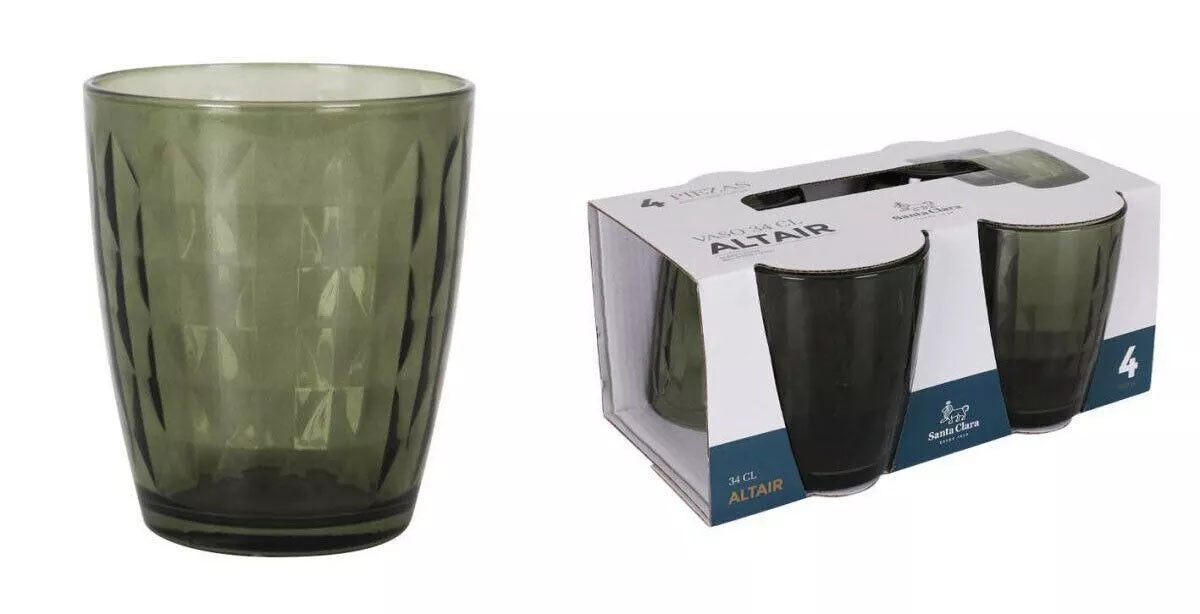 Altair diamonds Green 340ml drinking glass