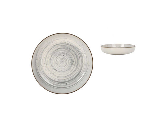 Nordic Vortex 23cm Pasta Bowl Stoneware