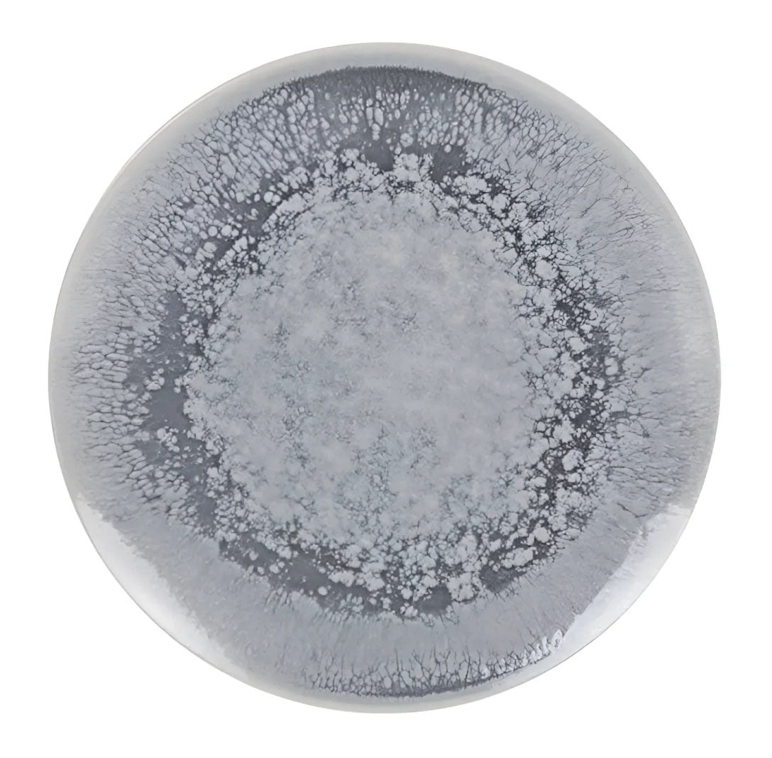 Adhara 26cm dinner plates Stoneware Grey Blue Flat