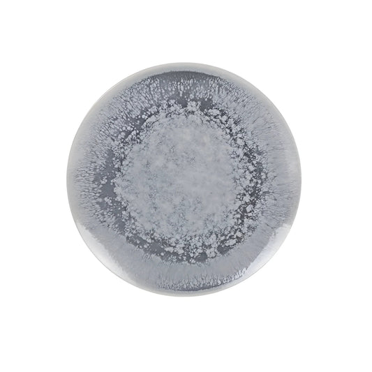 Adhara 32.5cm dinner plates under plates platter tray pizza Stoneware round Grey Blue Flat
