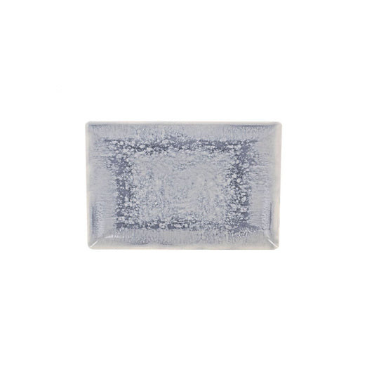 Adhara rectangular 30x20cm dinner plates Stoneware Grey Blue Flat