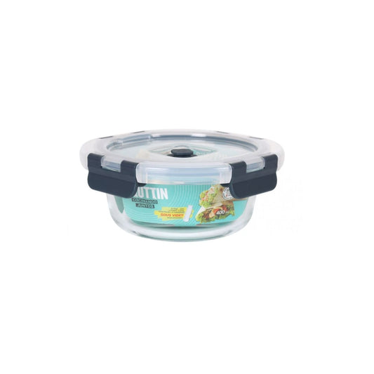 Air vacuum 400ml round food containers kitchen storage pump QUTTIN