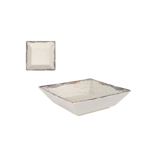Albus square bowl 18x18cm Stoneware