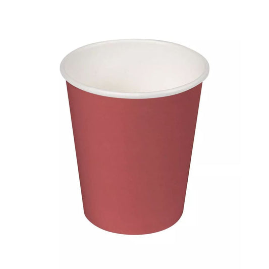 Algon Biodegradable 200ml disposable party glasses Burgundy