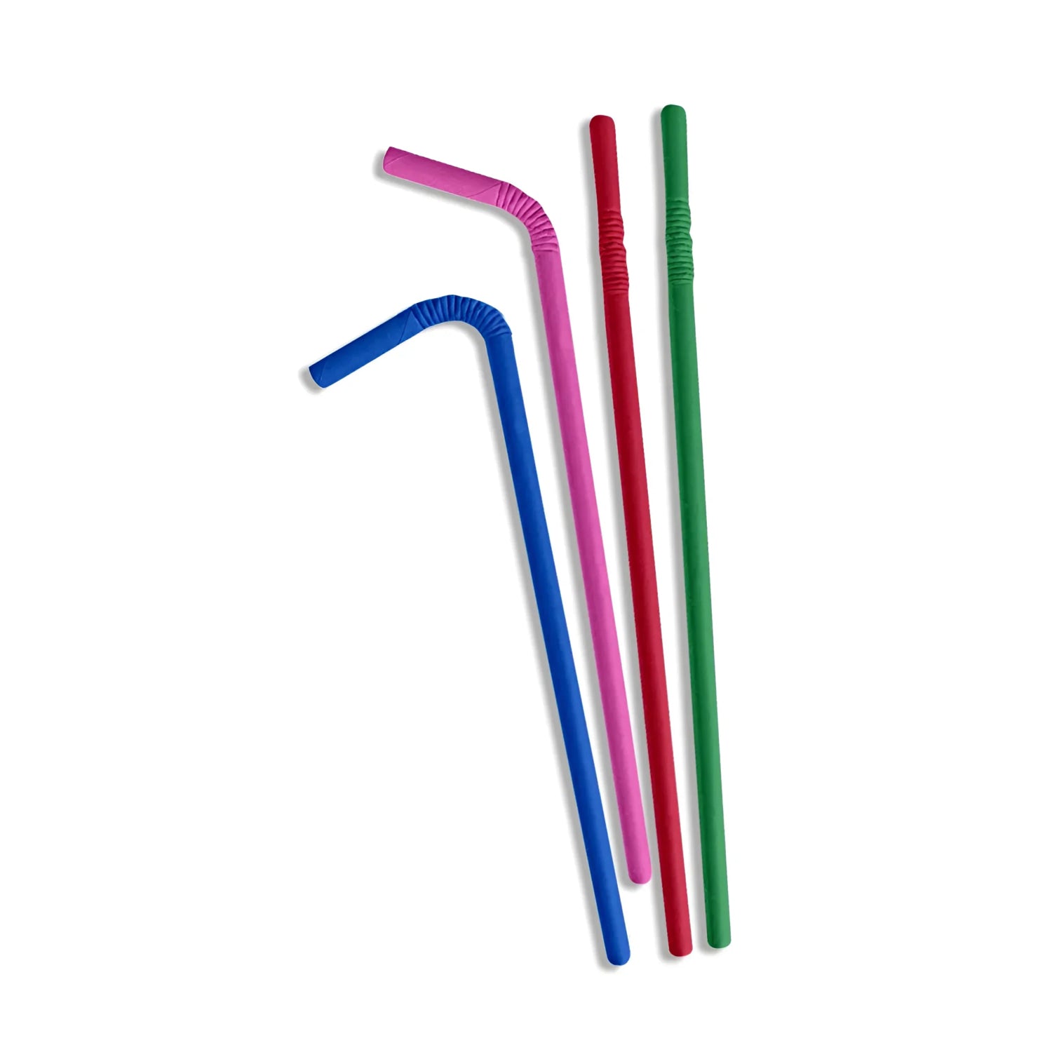 Algon Set 50 Carboard paper Drinking Straws Colours party