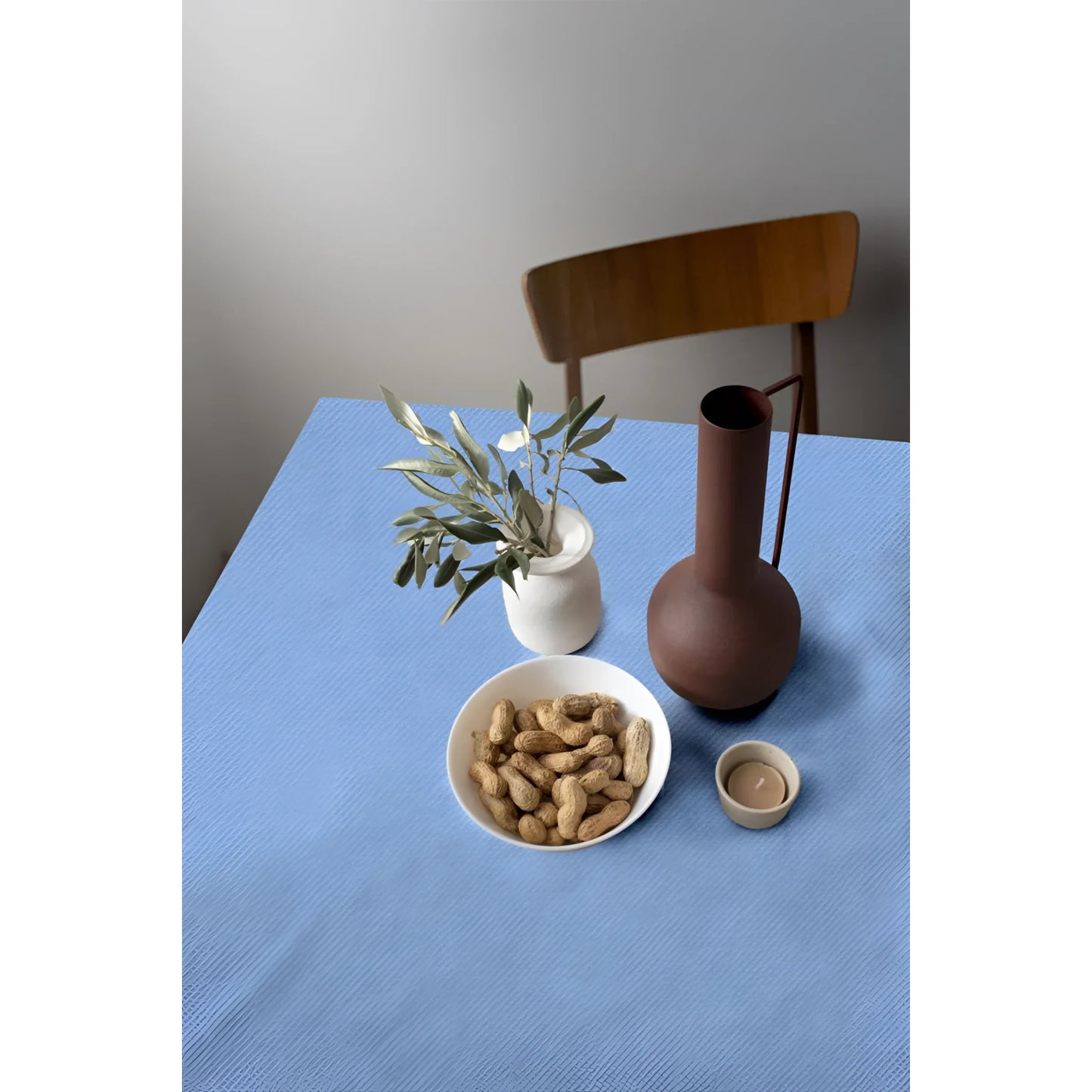 Algon Tablecloth Disposable Blue Roll 1m x 10m