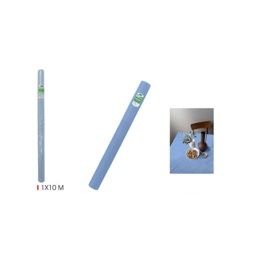 Algon Tablecloth Disposable Blue Roll 1m x 10m