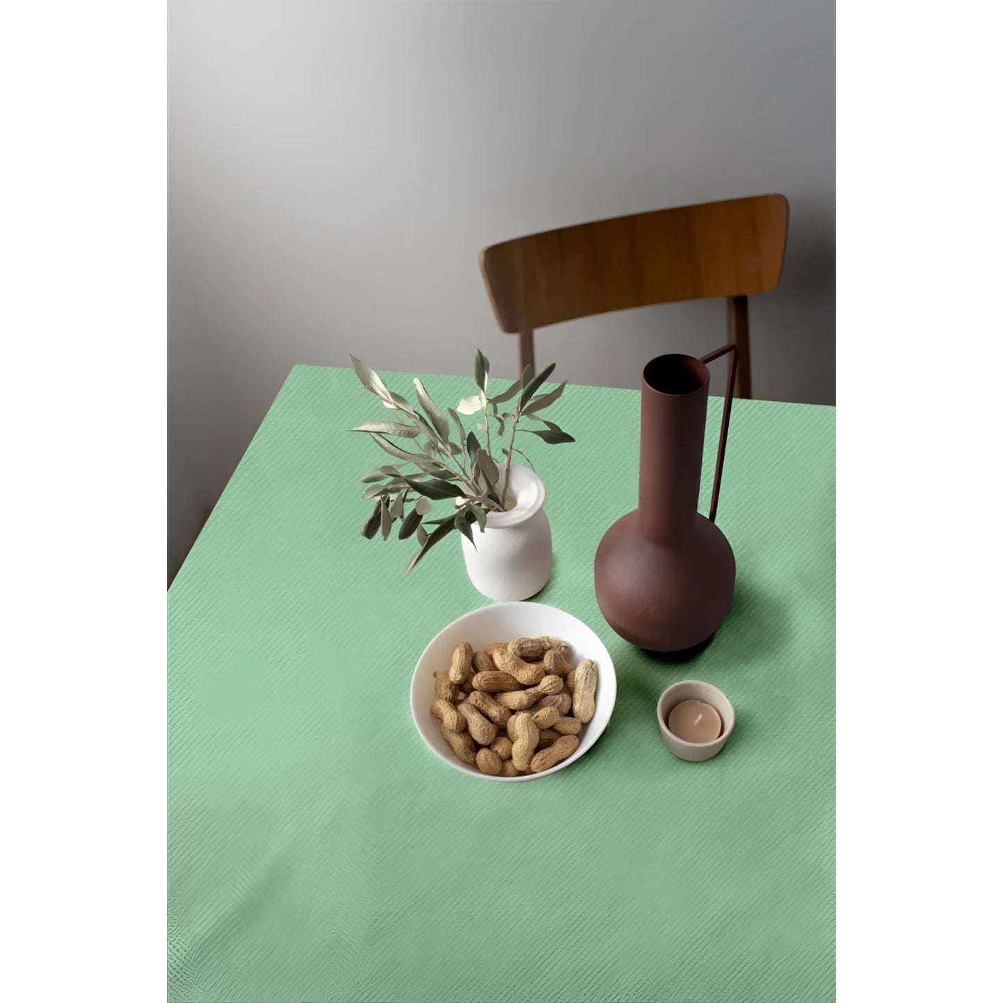 Algon Tablecloth Disposable Green Roll 1m x 10m