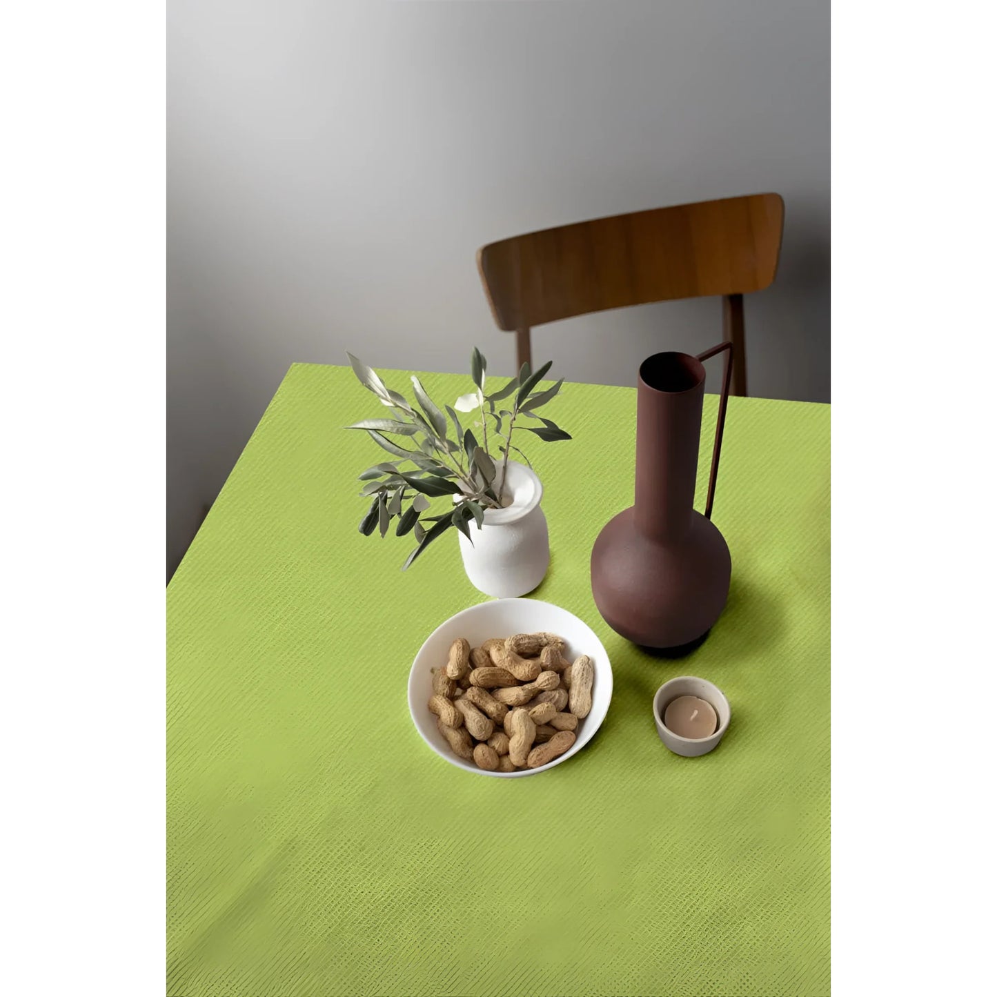 Algon Tablecloth Disposable Green Roll 1m x 10m