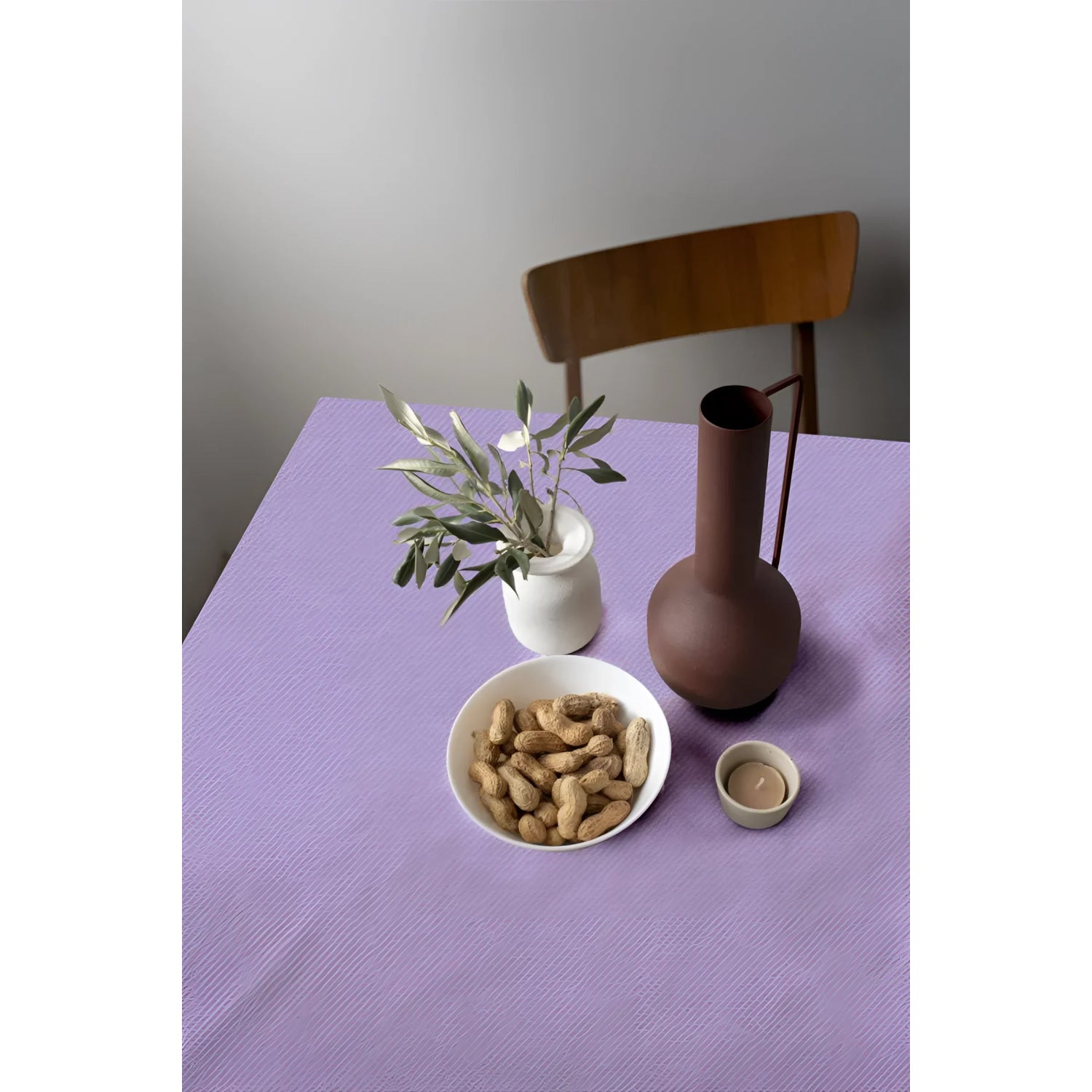 Algon Tablecloth Disposable Lilac Roll 1m x 10m