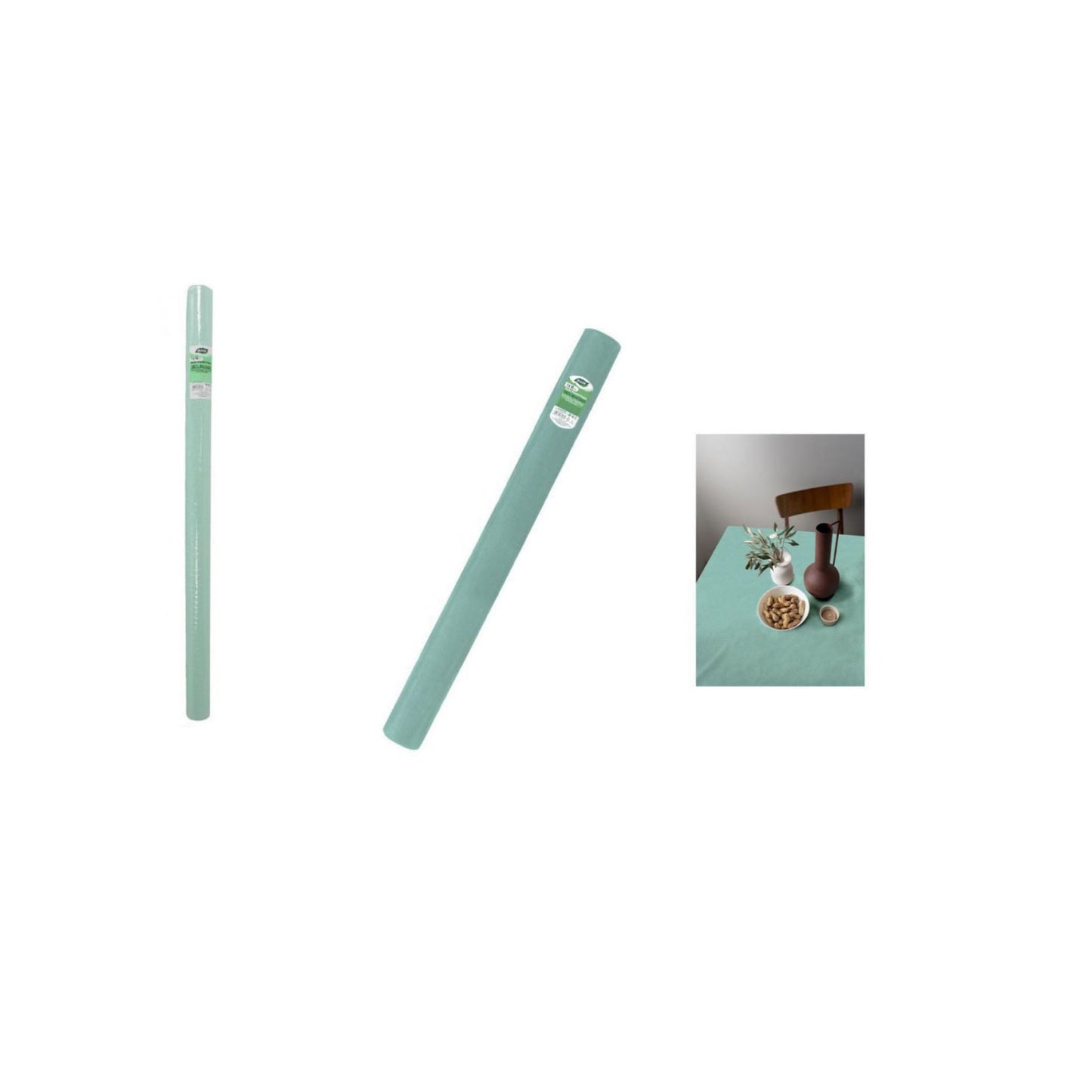 Algon Tablecloth Disposable Turquoise Roll 1m x 10m