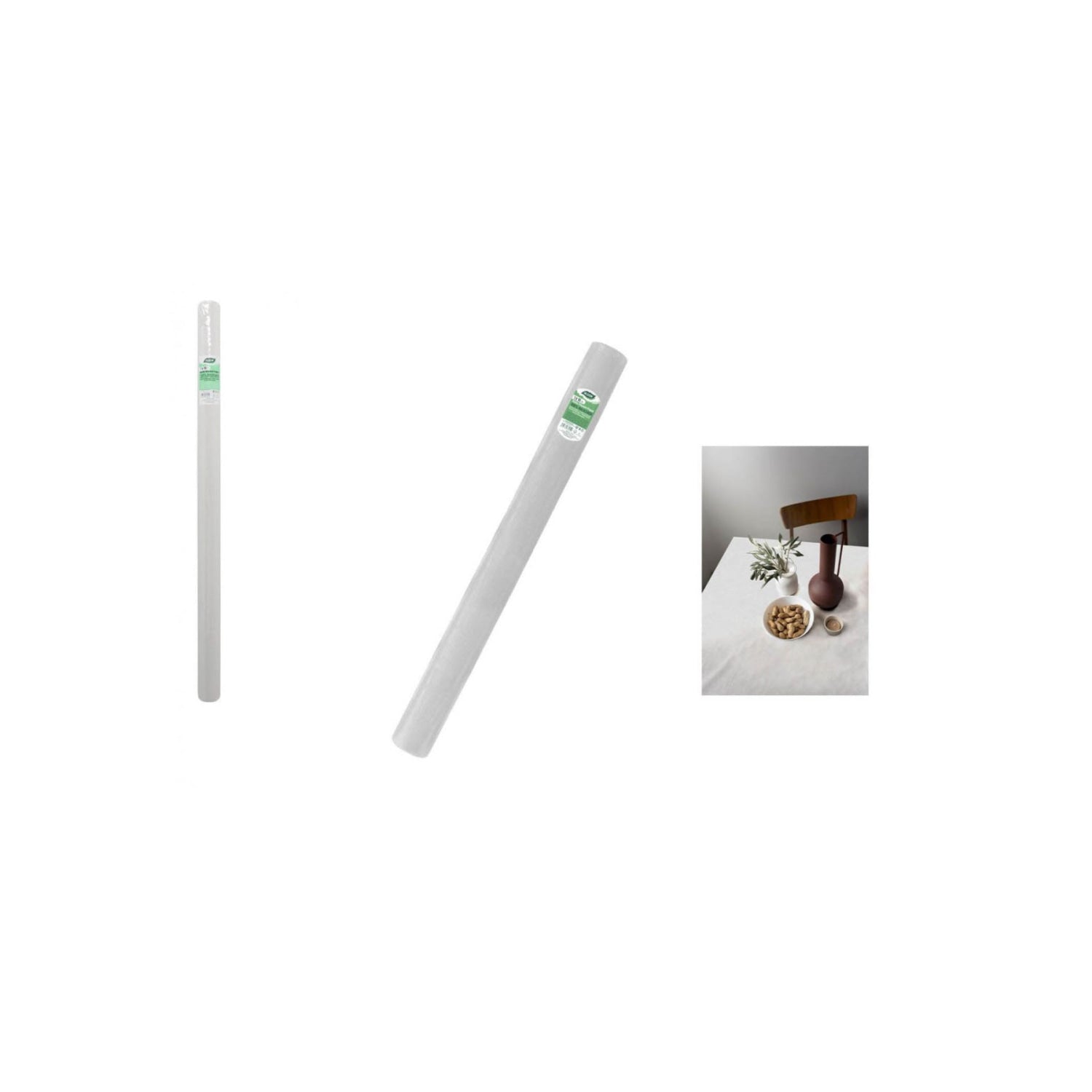 Algon Tablecloth Disposable White Roll 1m x 10m