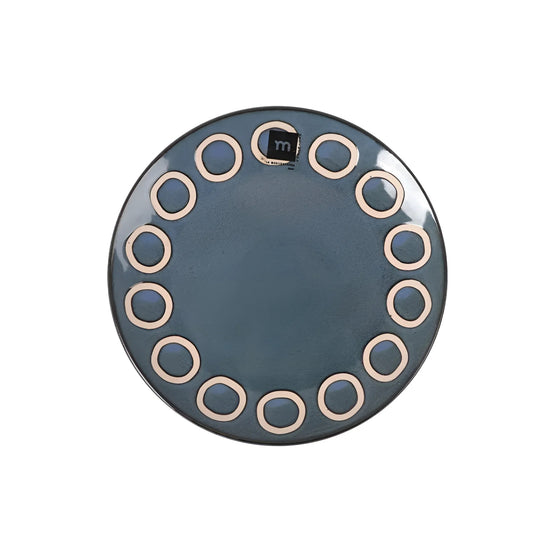 Almudena Blue 21cm dessert plate Stoneware