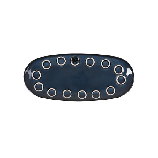 Almudena Blue 33x14.8cm Dessert plate starters tapas dish