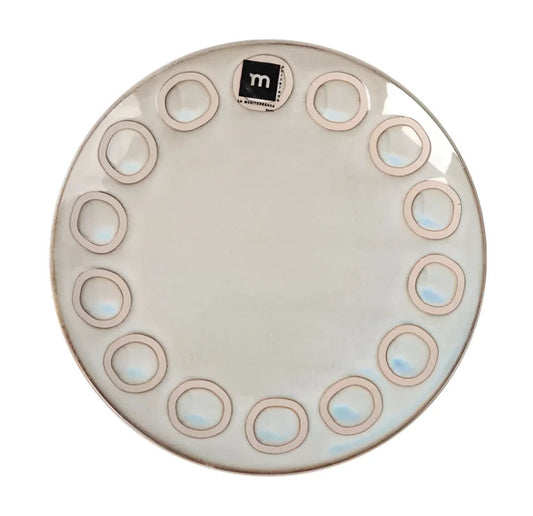 Almudena Grey 21cm dessert plate Stoneware