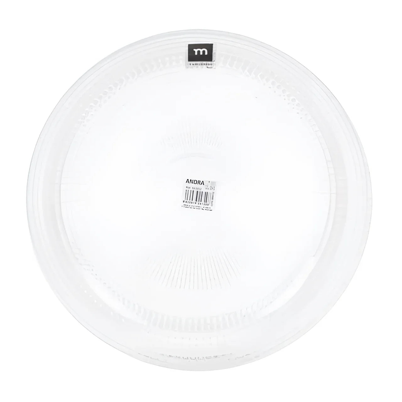 Andra Hand Made glass made dessert plate 19cm La Mediterranea