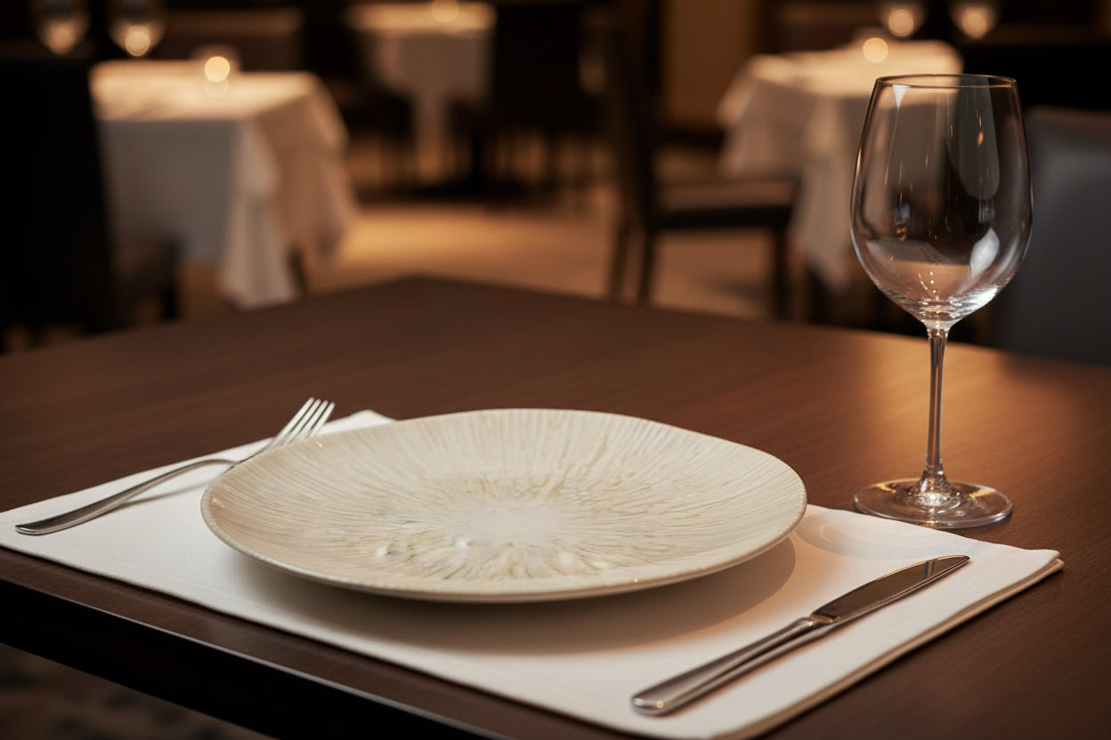 Anya Iberica irregular shape 26cm dinner plate