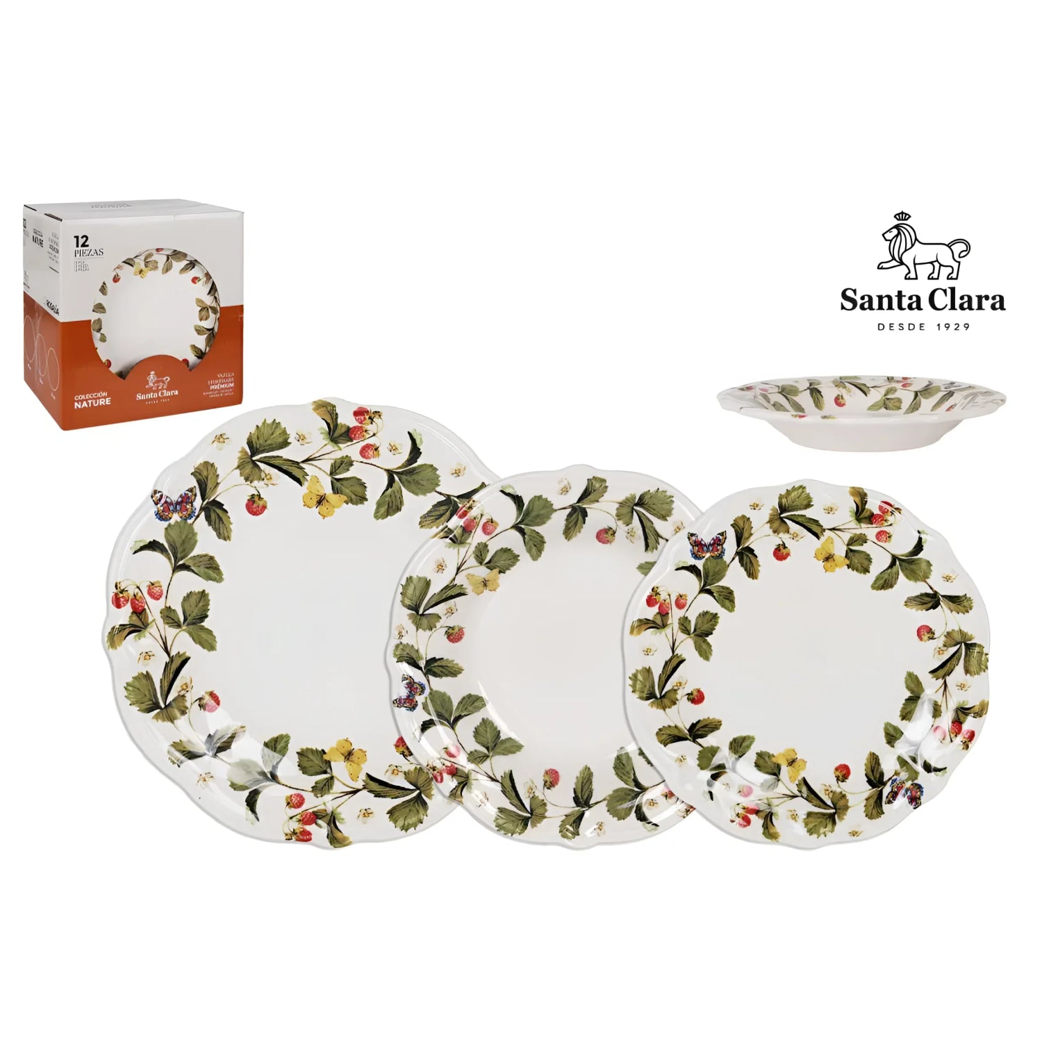 Aranjuez 12pcs Premium Stoneware Dinner set Dinner service plates