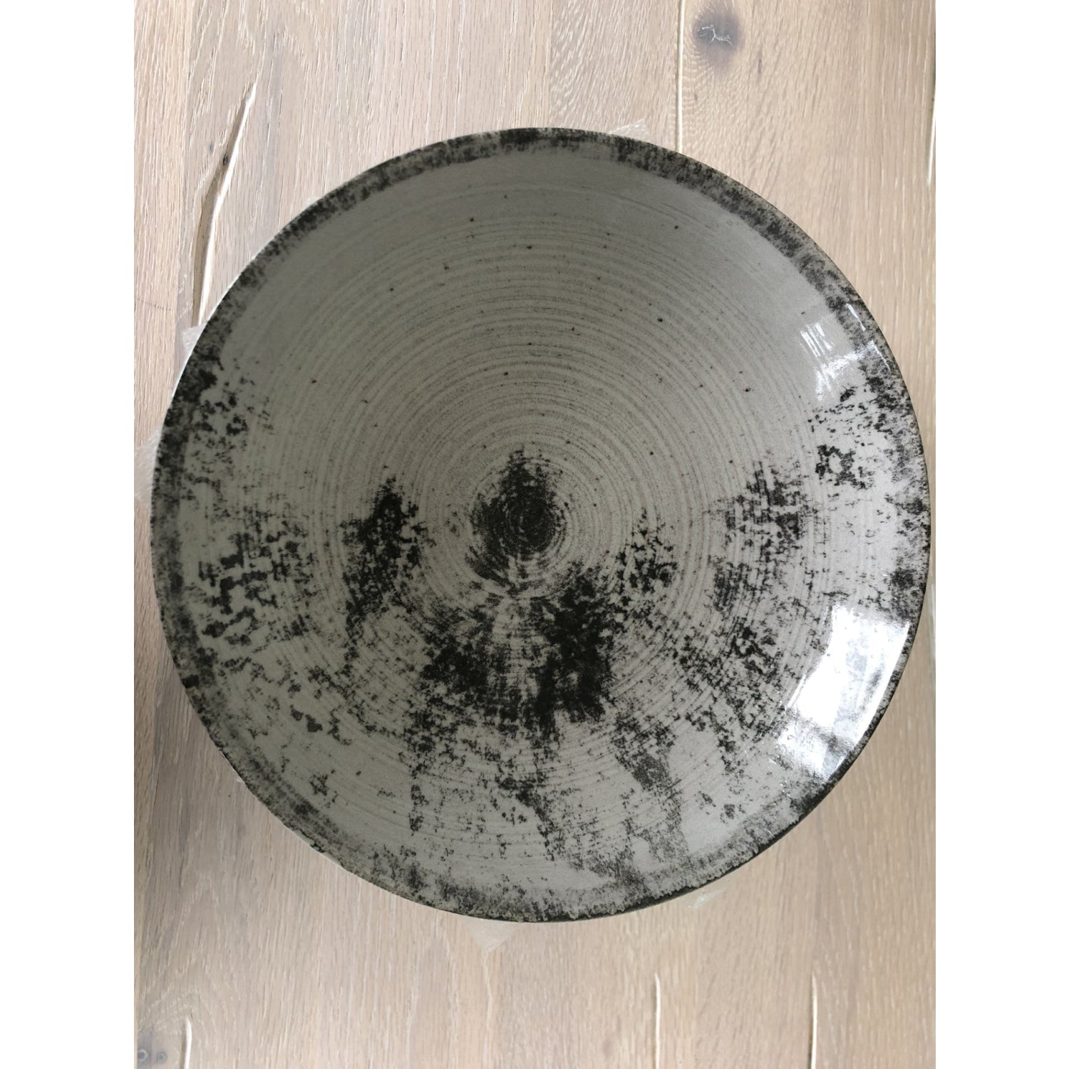 Aspe Montecarlo Grey Matt 23x5cm bowl Stoneware