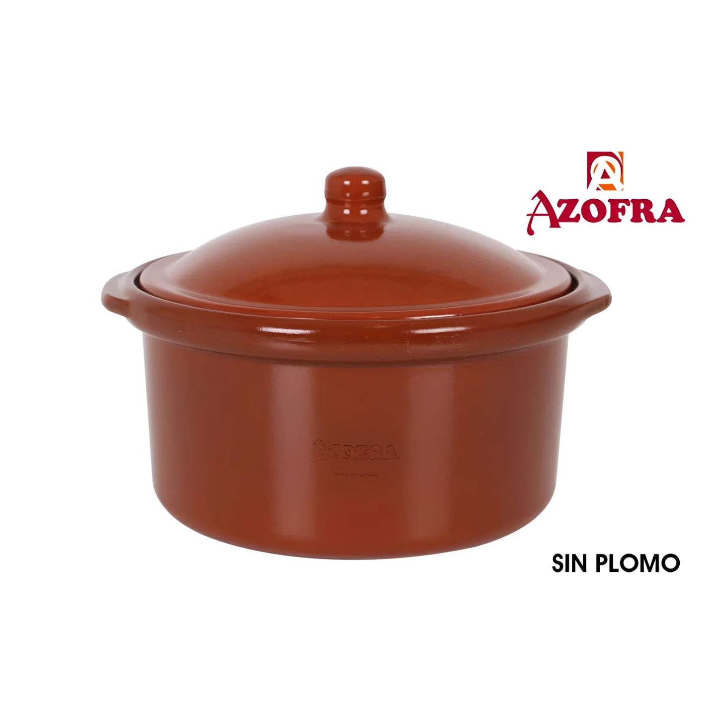 Azofra COCOTTE 25cm Spanish Terracotta Casserole Dish