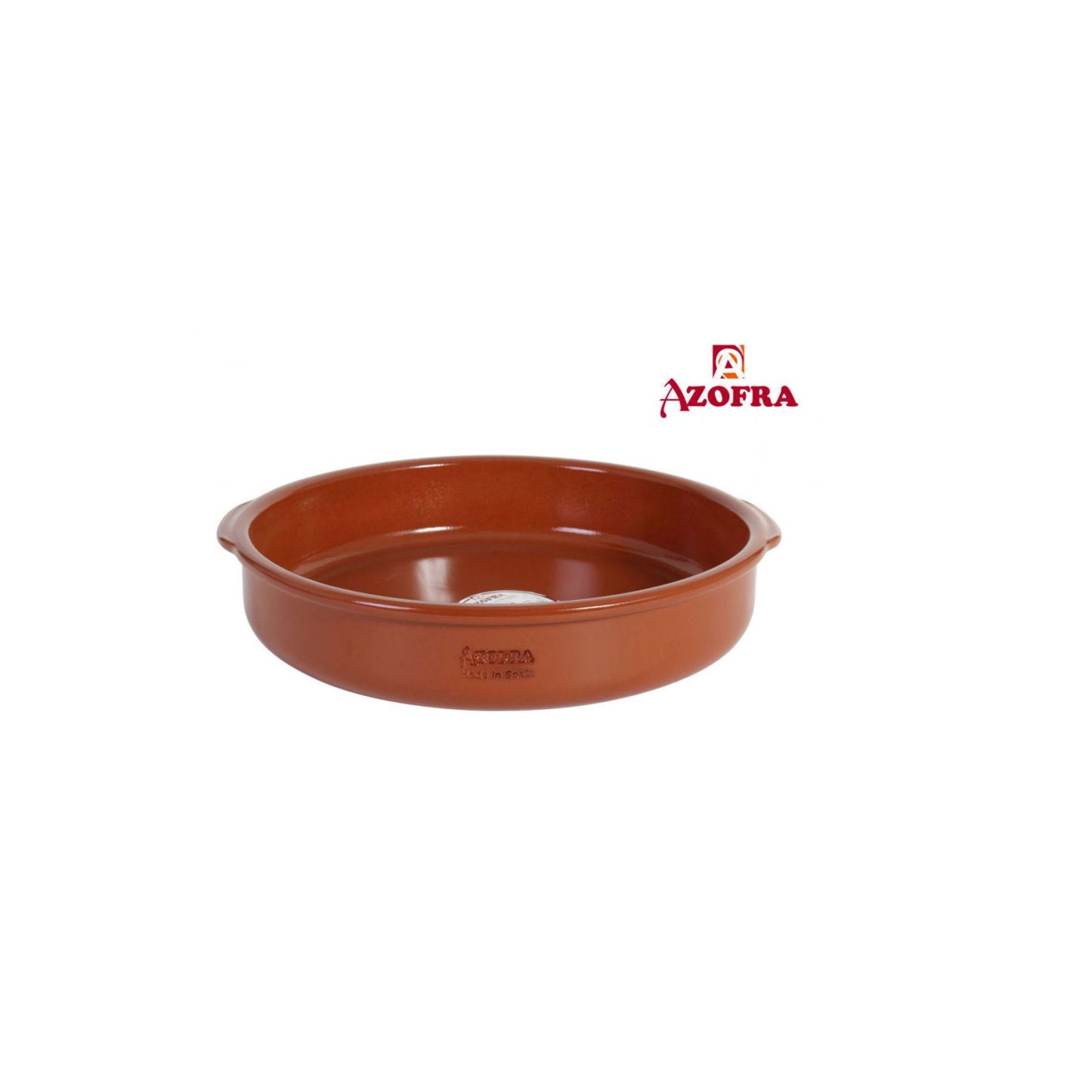 Azofra round Spanish terracotta oven dish casserole pan 36cm ceramic tapas cooking - Home Furniture & DIY:Cookware