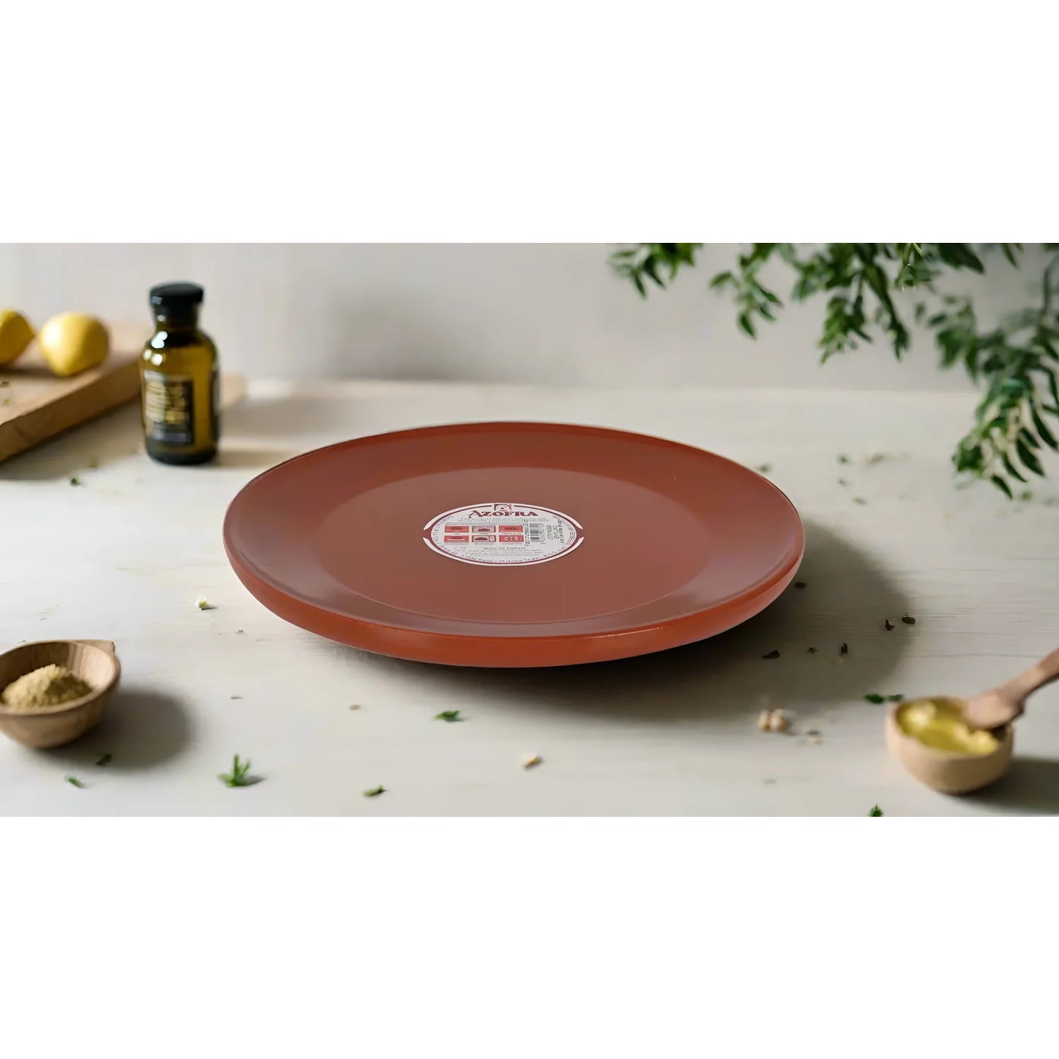 Azofra Steak plate 28cm terracotta dinner plate