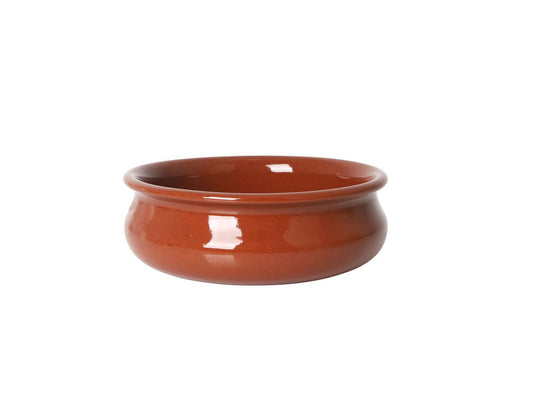 Glazed terra cotta serving bowl from Azofra Tapas Casserole Spanish Clay Dish 17cm