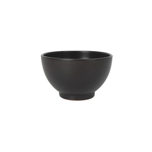 Azofra terracota clay black bowls 15x9cm