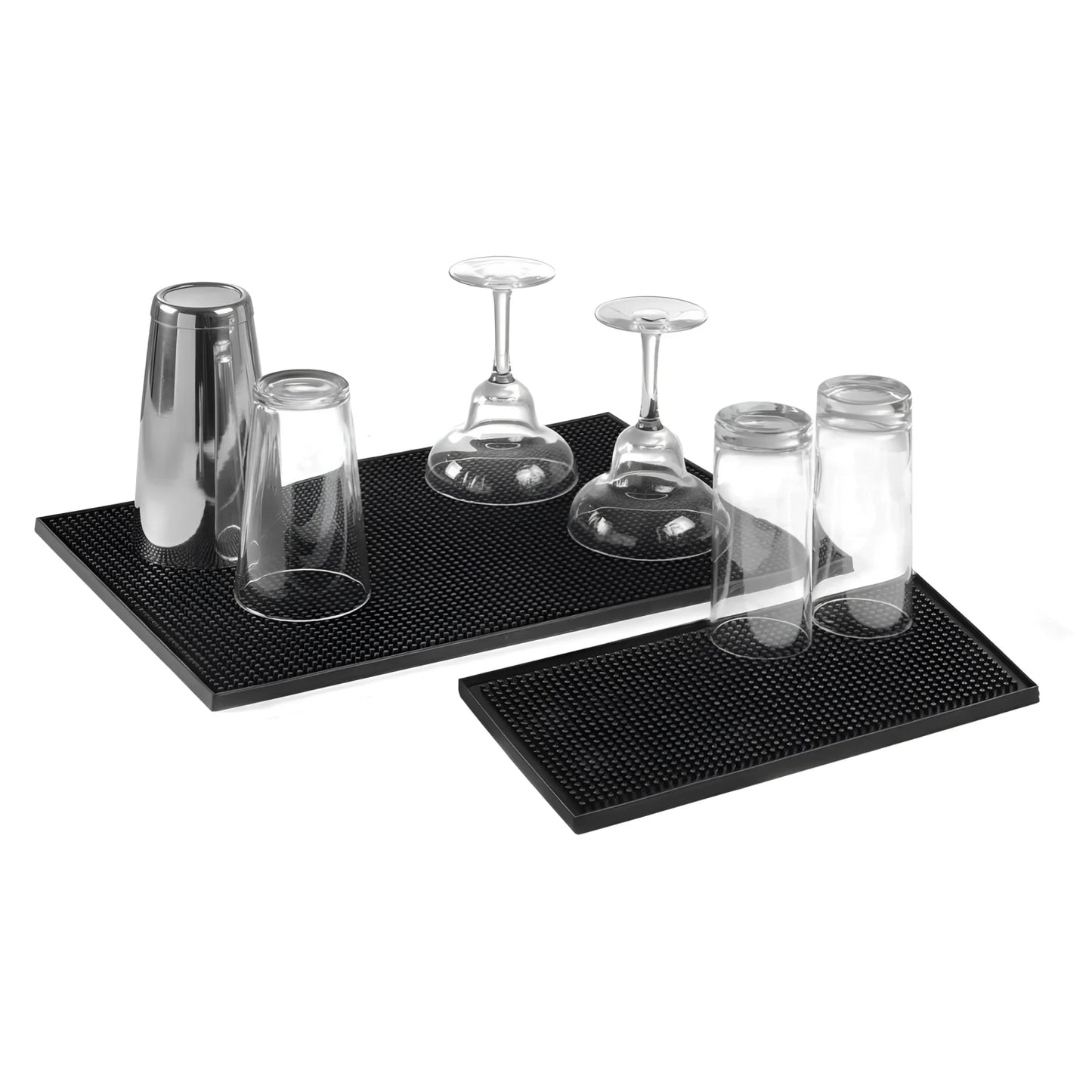 Bar Matt Rubber 45x30cm black extra anti slip Flexible waterproof