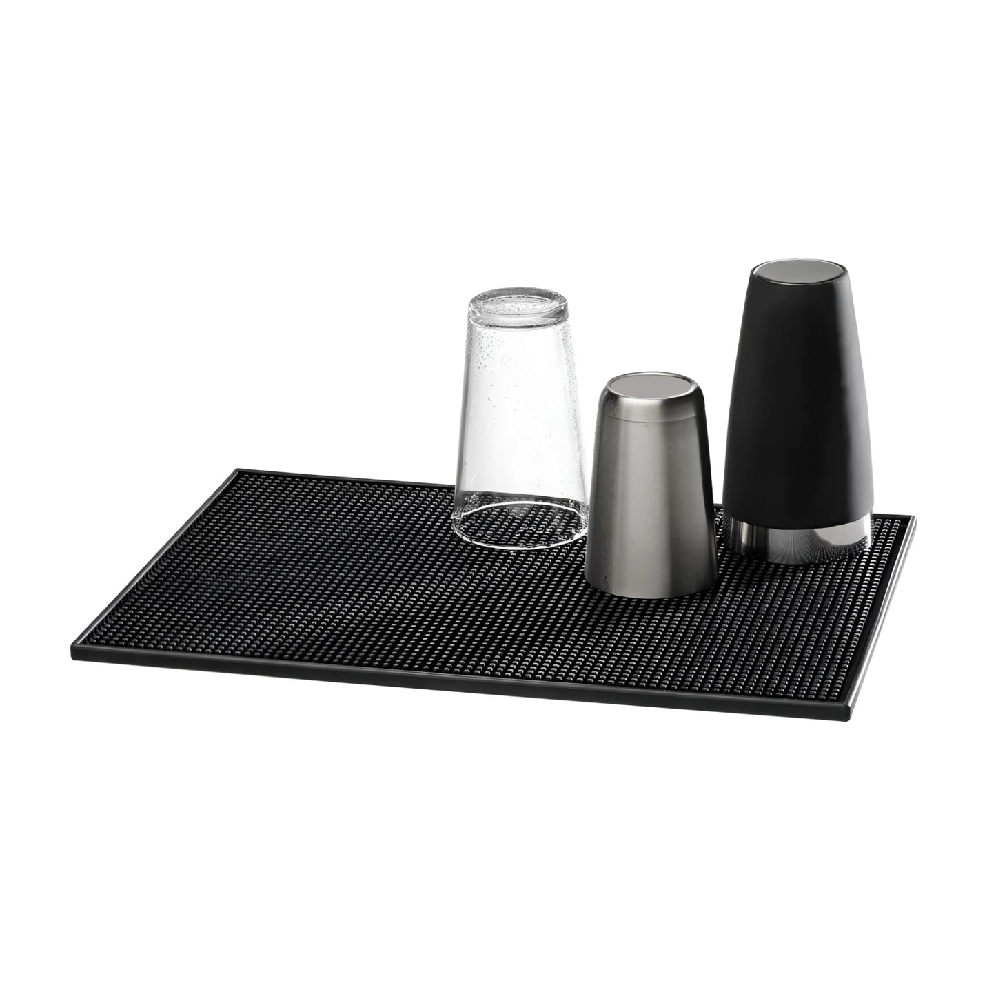 Bar Matt Rubber 45x30cm black extra anti slip Flexible waterproof