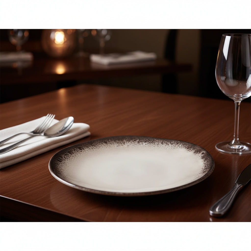 Barx Iberica irregular shape 20cm dessert plate Stoneware