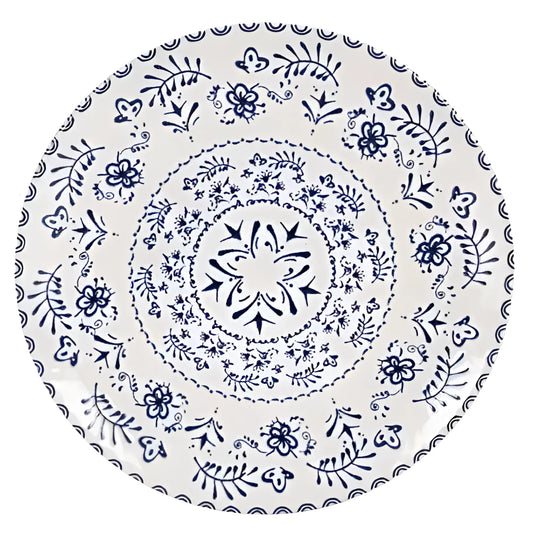 Blur 20cm dessert plates Embossed Stoneware La Mediterranea
