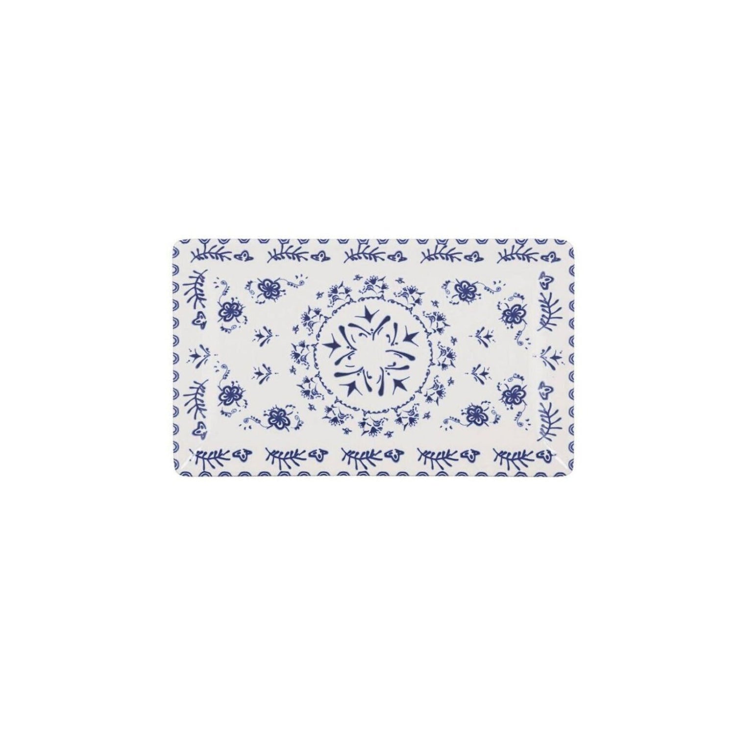 Blur rectangular 25x15cm dessert plates