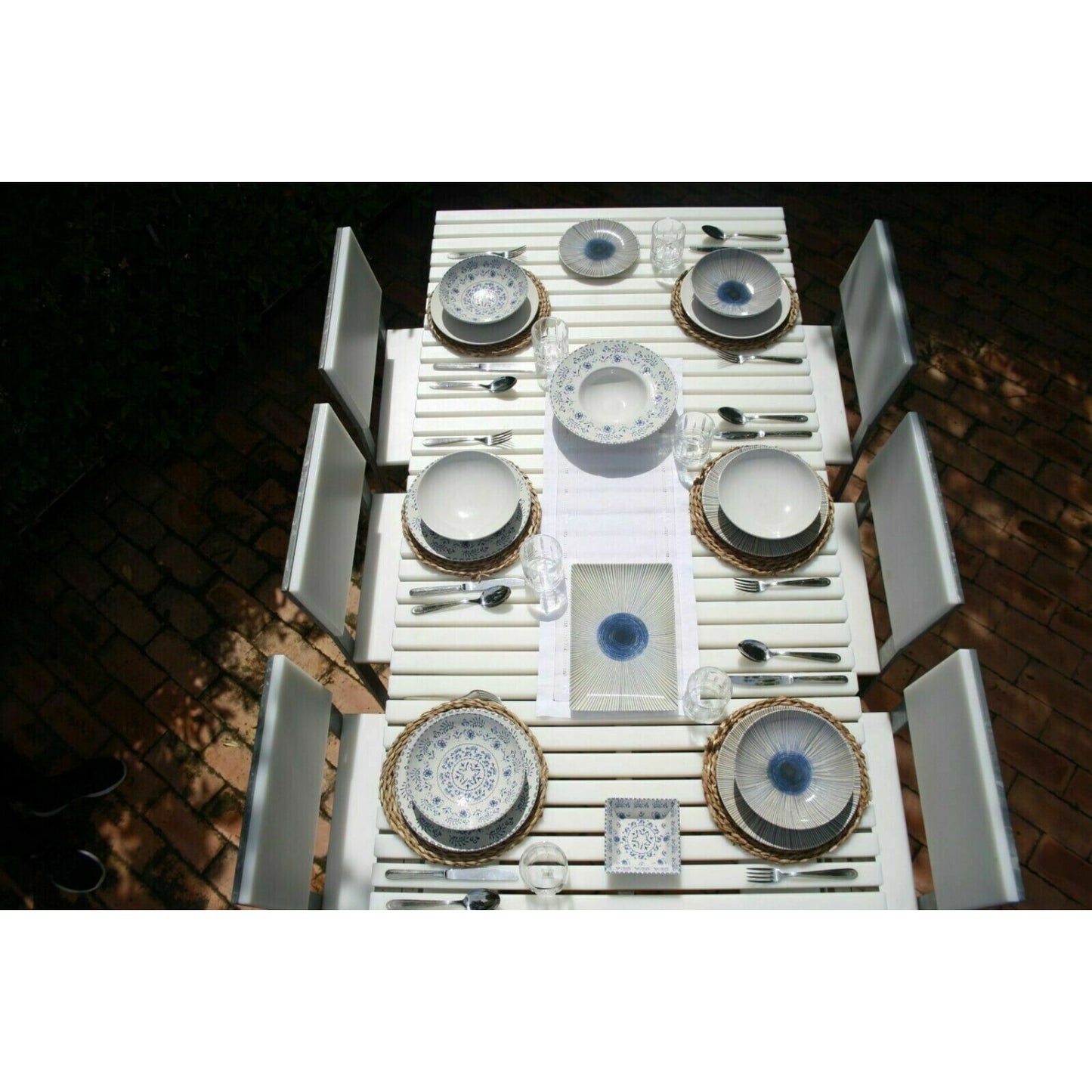 Blur rectangular 25x15cm dessert plates